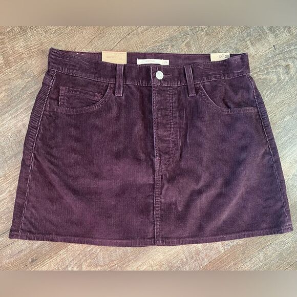 Levi's Corduroy Icon Skirt-Size 29 - Picture 1 of 9